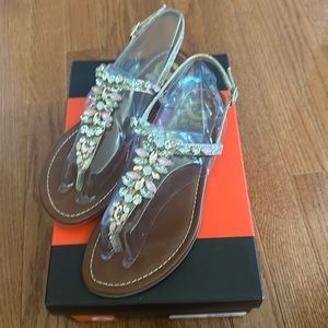 G by Guess Jewled Sandals